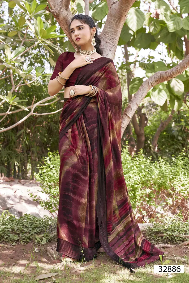 Regina Vol 11 By Vallabhi Georgette Daily Wear Saree Suppliers In India